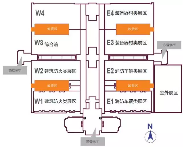 展馆分布图