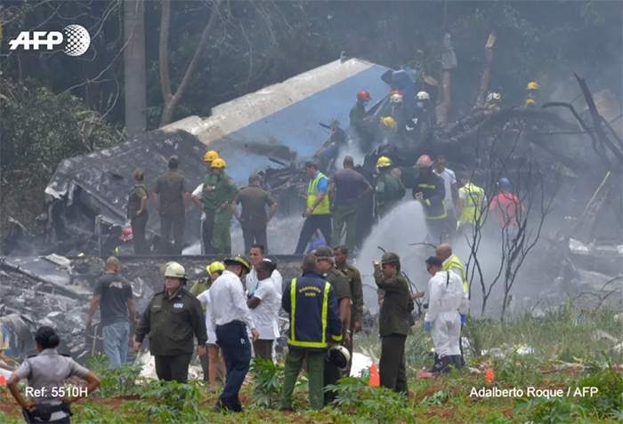 古巴一架波音737客机坠毁