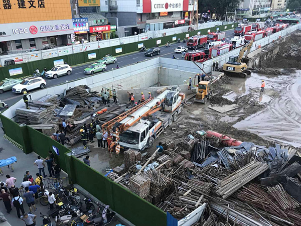 郑州地铁5号线施工现场，16人被困3人昏迷！