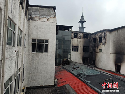 哈尔滨温泉酒店火灾19人遇难