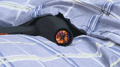 道理,风扇故障后,使用热风档时也是只加热不吹风,同样有着火的危险