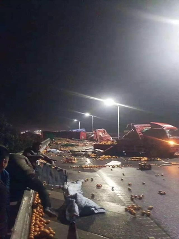 高速公路事故现场