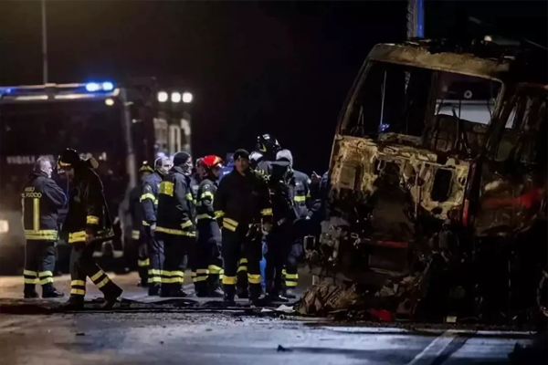 罗马北部一加油站发生2次爆炸致2死18伤！