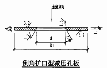 减压孔板安装图图片