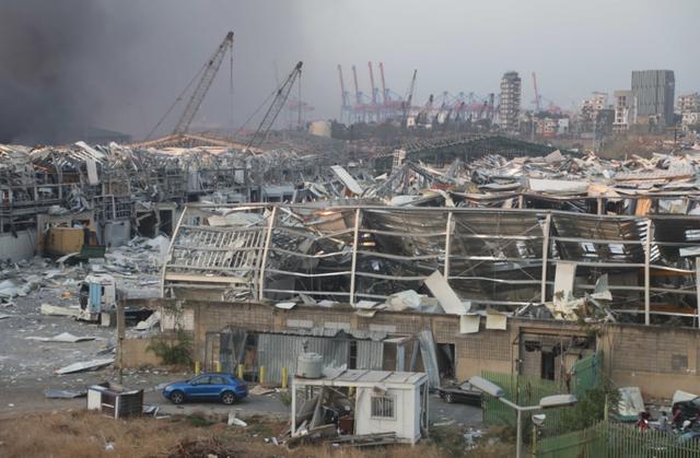 黎巴嫩贝鲁特港口爆炸后