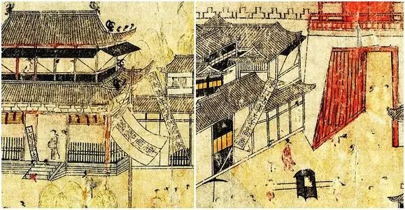 配图来源:网络宋代的房屋建筑多用竹木,即使在开封,临安这样的都城