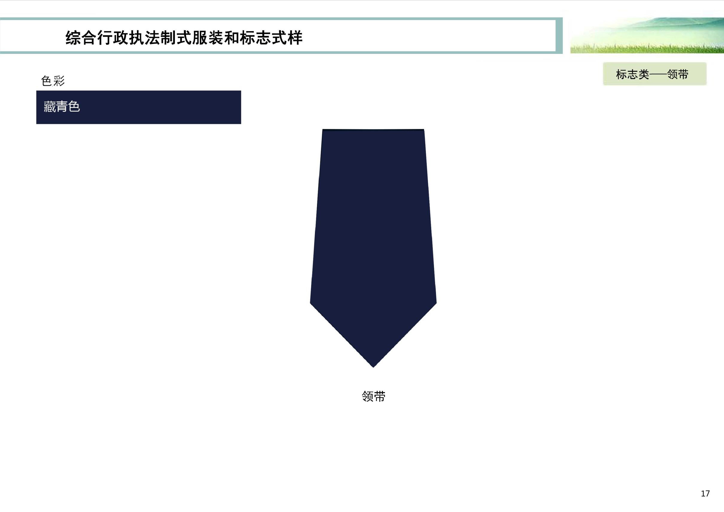 综合行政执法制式服装和标志式样