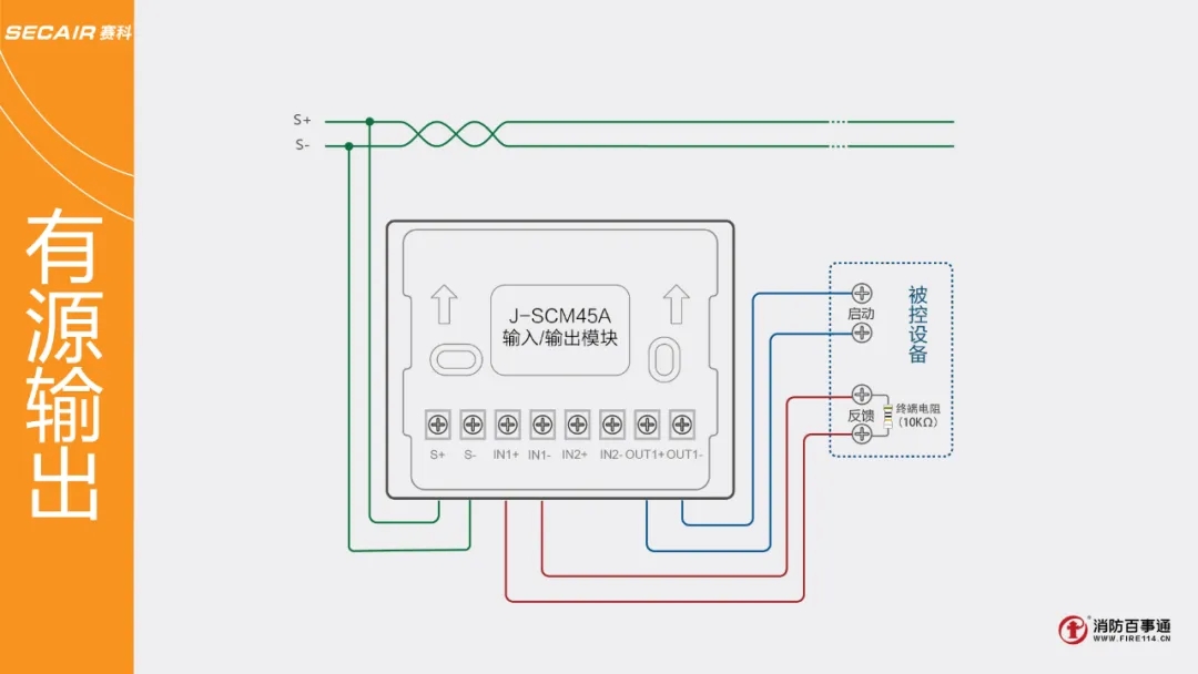 J-SCM45A输入/输出模块接线