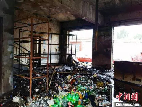 一村庄发生天然气泄漏爆燃事件