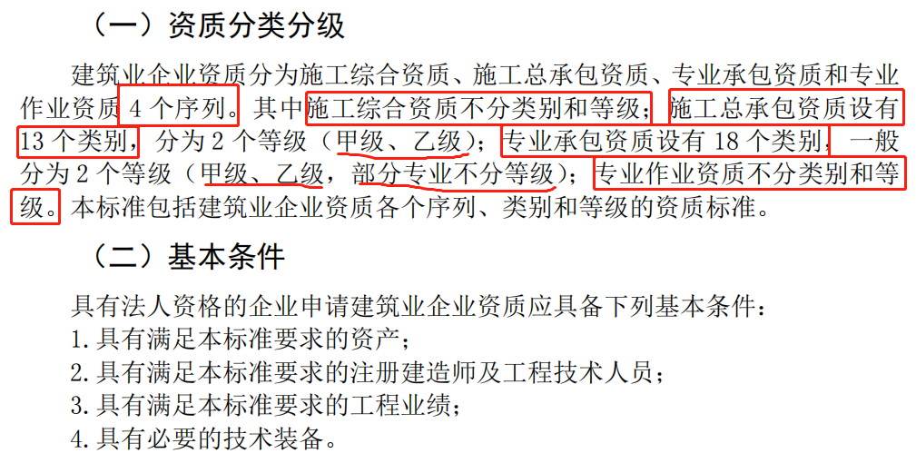 建筑业企业资质
