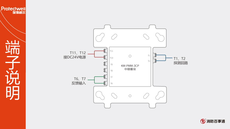 保得威尔PCM-6D输入/输出模块接线图
