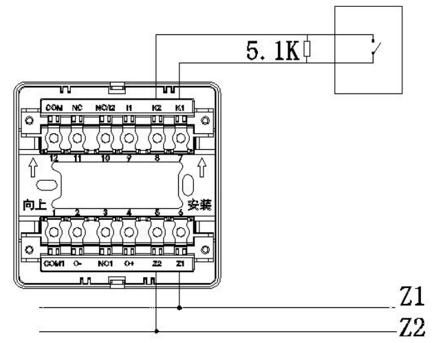 锐安科技RF1300输入模块接线图