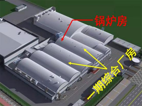 锅炉房位置示意图