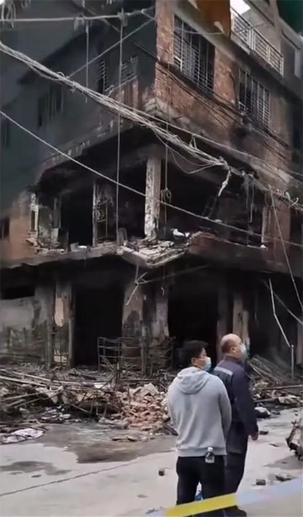 广西贵港市桂平市白沙镇一鞋店起火，事故造成4人死亡